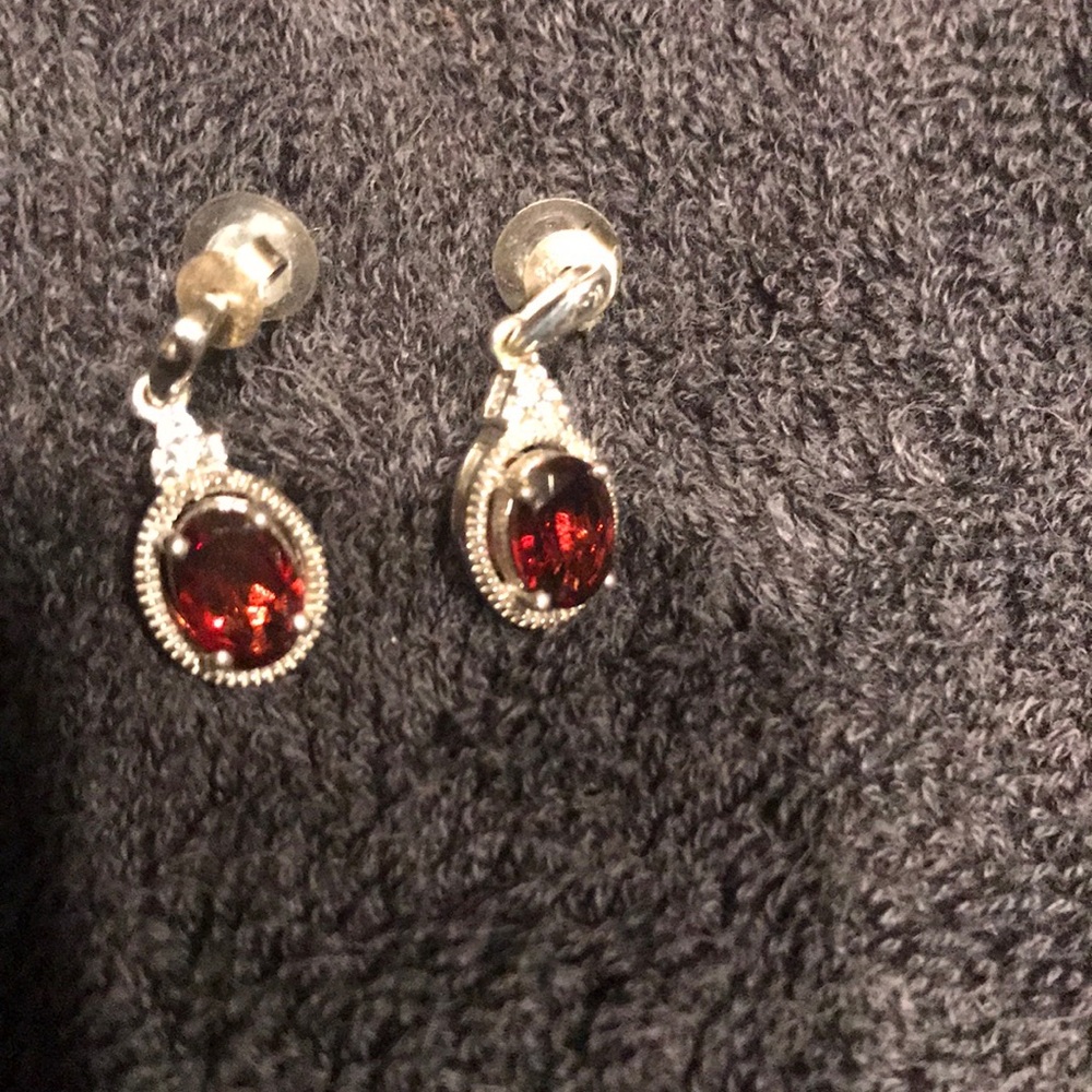 Red Ruby Earrings - image 2